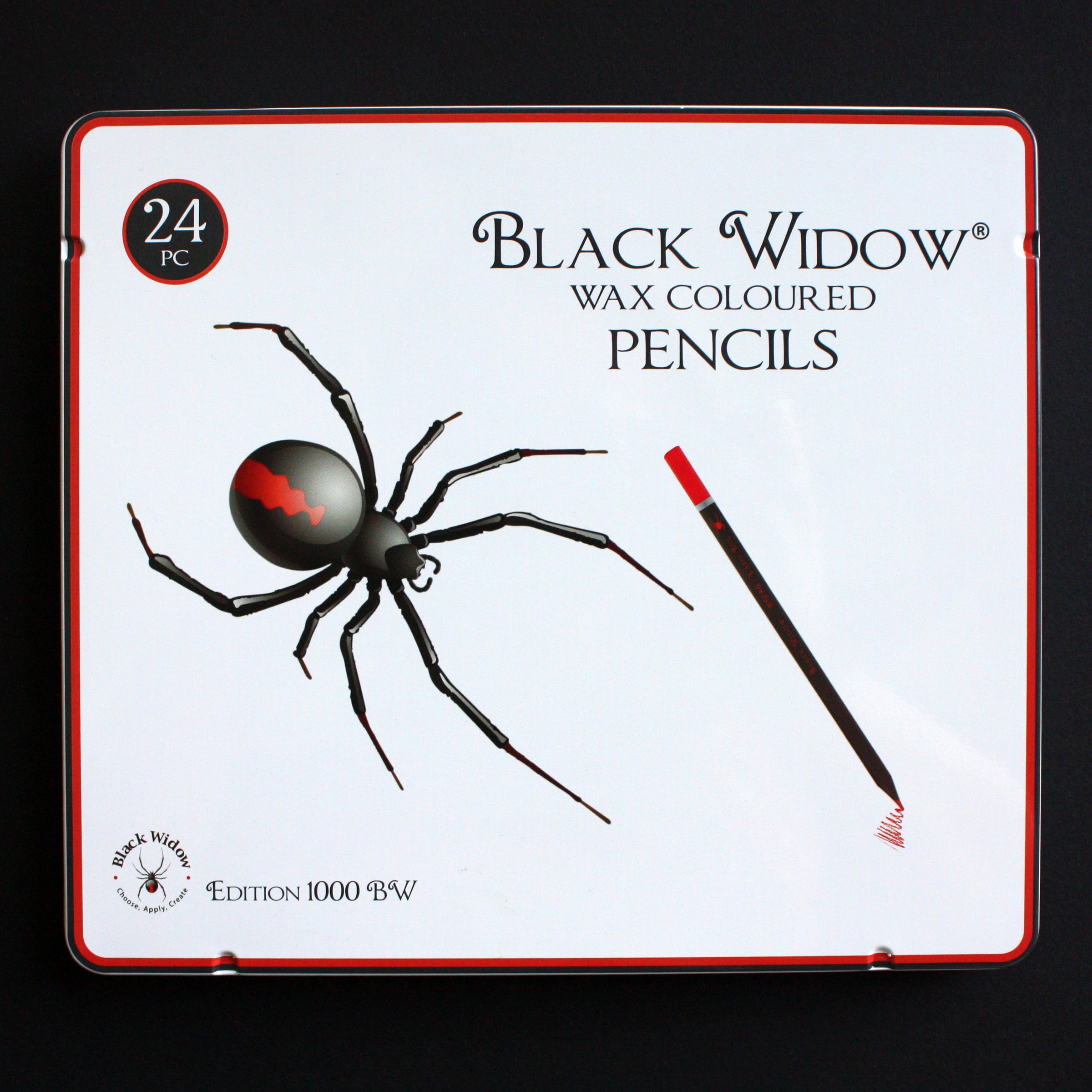 Colored Pencils Black Edition, Set of 24 - The Art Store