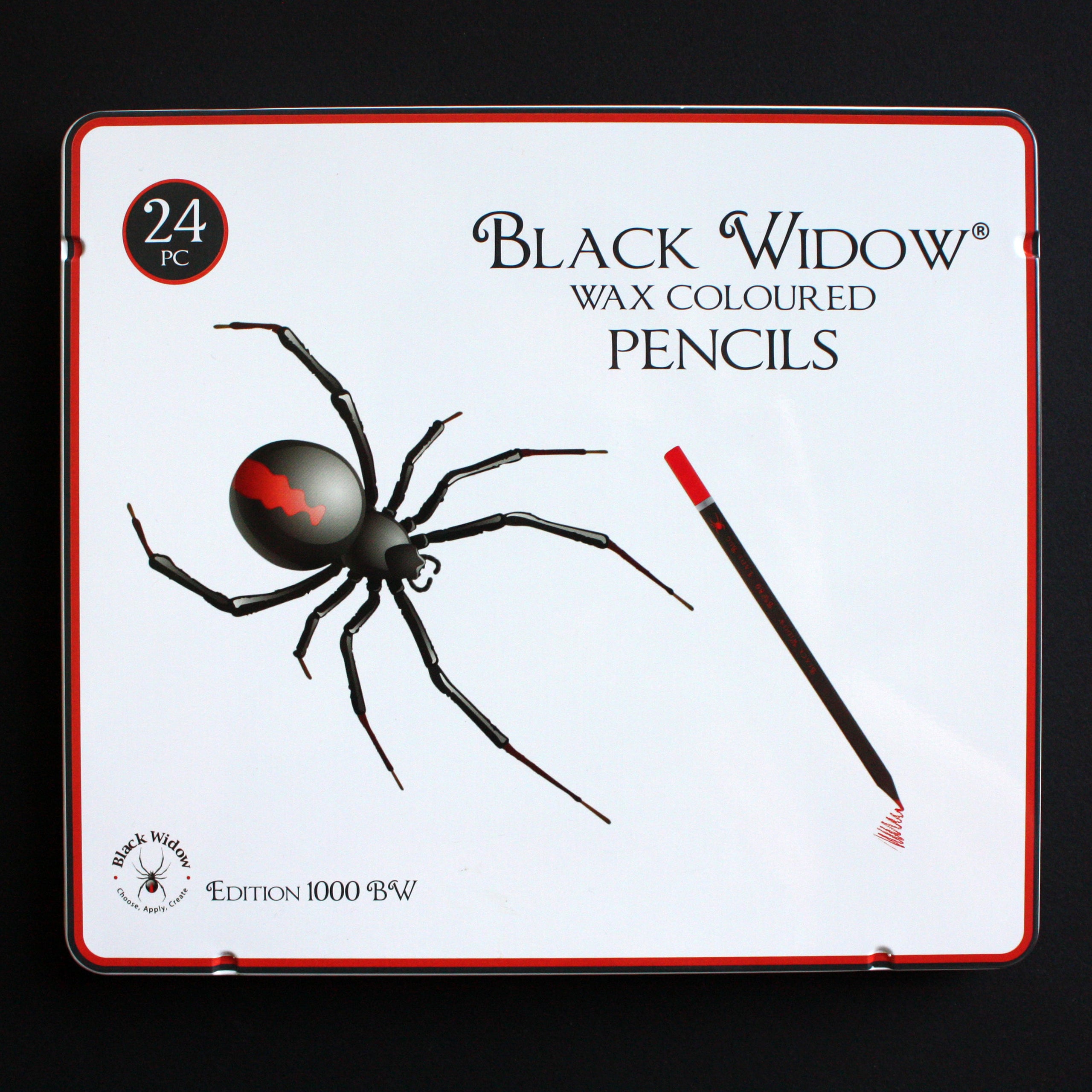 Black Widow Pencils  Mona's Fine Art Supply